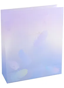 Пакет А4 32*27*10 "Перышки" жен., пластик