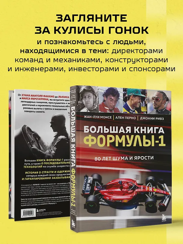 Книга Большая книга Формулы-1. 80 лет шума и ярости (Жан-Луи Монсе, Ален Перно, Джонни Ривз) — 10