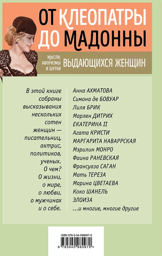 Книга Мысли, афоризмы и шутки выдающихся женщин (Константин Душенко) — 2