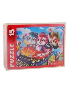 Пазл История котов №3 Рыжий кот Макси-пазлы 15 элементов ПУ15-7179