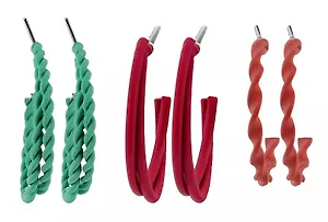 Набор серег `LADY PINK` FEEL THE COLOR (3 пары)