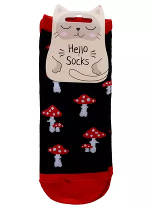 Носки Hello Socks Мухоморы (36-39) (текстиль) — 2950765 — 1