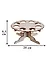 Подставка под кулич и яйца (2160598) (дерево) (упаковка) — 2632309 — 2