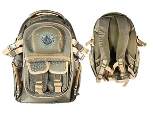 Рюкзак школьный "Легион" 44,6*32*15, 2 отд., отд. для ноутбука, 5 наружн.карманов, жесткое дно, оранжевый, Silwerhof