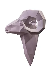 Набор для сборки полигональных фигур: Баран (Белый)