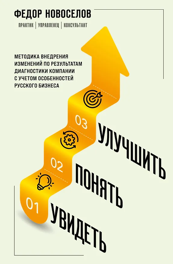 Книга Увидеть. Понять. Улучшить. Методика внедрения изменений, по результатам диагностики компании, с учетом особенностей русского бизнеса (Федор Новоселов) — 1