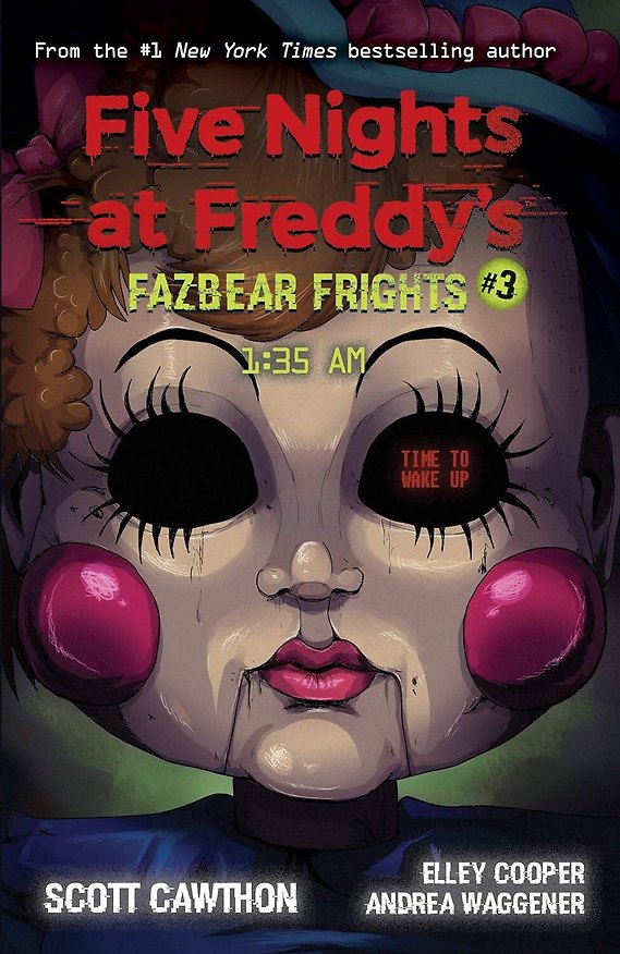Книга Five Nights at Freddy's Fazbear Frights 3 1:35AM Пять ночей у Фредди Ужасы Фазбера 3 1:35 ночи / Книги на английском языке () — 1