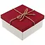 Коробка для подарка «Красный лён», 15 х 15 см — 247243 — 1