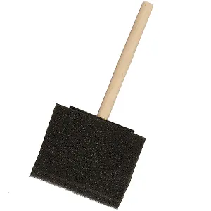 Поролоновая кисть-спонж «Ferrario», плоская, 75 мм