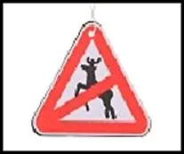 Ароматизатор д/авто Оберег от оленей, бумага 489831 2322271