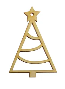 Елочка резная 5 (2150243) (игрушка из дерева) (упаковка)