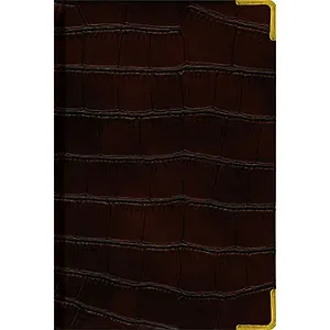 Ежедневник полудат. А5 192л "Prestige. Impact" темно-коричневый, иск.кожа, мет.уголки, поролон, тон.бумага, золот.торец, справ.мат-лы, ляссе, Listoff