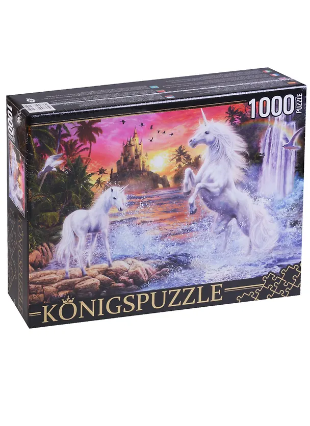 Пазл Königspuzzle 1000 эл.68,5*48,5см. Единороги МГК1000-6515 2640677 — 1
