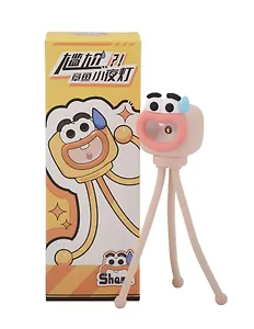 Мини-лампа LED Осьминог розовый (пластик) (17х6) (12-Wenhua-202508-L1)