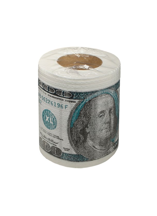 Туалетная бумага Филькина грамота"100 $" 2445540 — 1