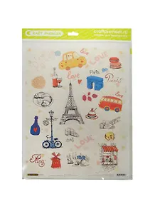 Рисовая бумага для декупажа Любимый Париж A3, 25г/м