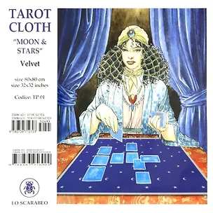 Книга Скатерть для гадания "Луна и Звезды" для карт таро (80х80) ()
