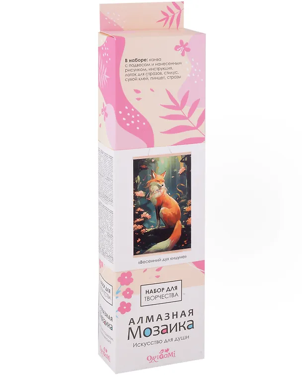 Алмазное панно на подвесе. Весенний дух кицуне. 30х50 см. 3028493 — 1