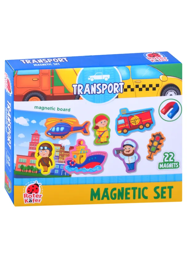 Магнитный набор с доской "Транспорт" / "Transport" 2879621 — 1