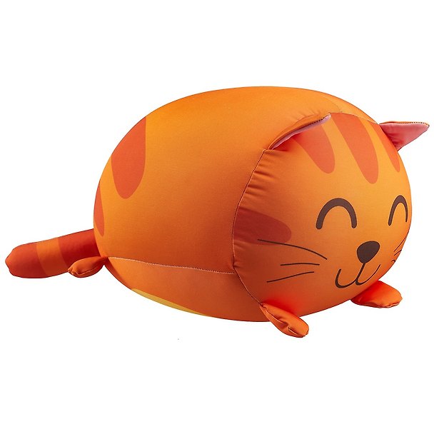 Игрушка-антистресс Котик рыжий лежит 35*30см (АН2017-21) 2608209 — 1
