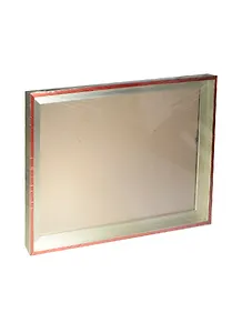 Фоторамка пластик 30*40 "Alisa" серебро с красным, 100 рамок