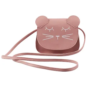 Сумка на кнопке в виде мордочки кота (кожзам)(17х16)