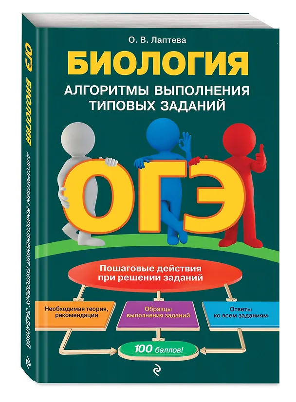 Книга ОГЭ. Биология. Алгоритмы выполнения типовых заданий (Ольга Лаптева) — 4