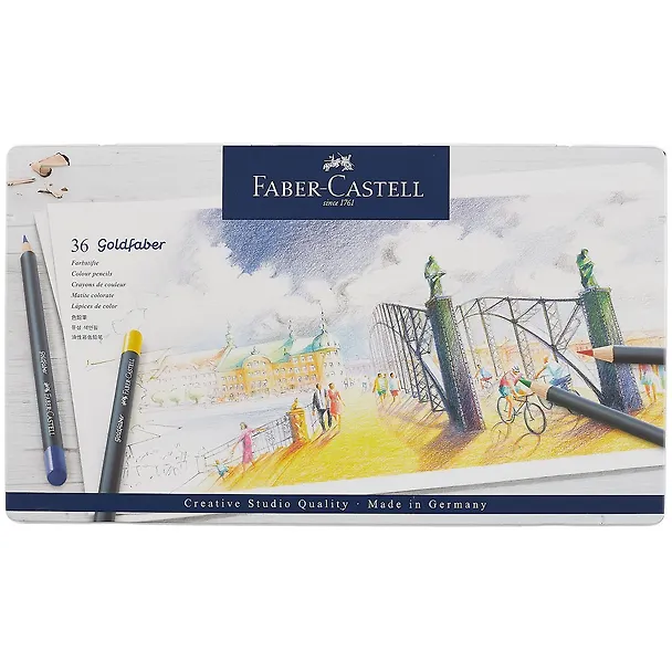 Цветные карандаши «Goldfaber», Faber-Castell, 36 цвета 246683 — 1