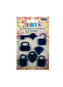 Decola Ключи и замки Vintage 7шт (4265) (блистер)