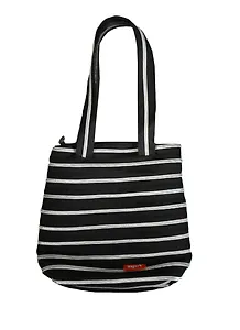 Сумка с ручками Zipit Premium Tote Bag, черный и серебряная молния (ZBN-332--S-332-O) (20х26)