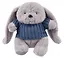 Мягкая игрушка Зайка серый в свитере (20см) (14-0753-202505-T25) — 3103140 — 2