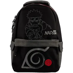 Рюкзак "Naruto" 45*29*13, печать светоотраж.краской, резин.нашивка, подвеска с лого