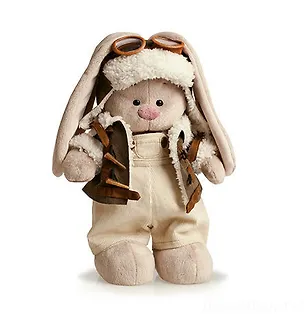 Мягкая игрушка Зайка Ми в куртке-пилот (31 см) (StM-37) 2380481