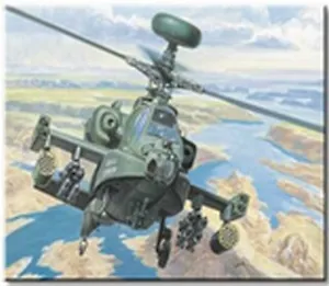 Модель, сборная,  ITALERI, Вертолёт AH-64D Apache Longbow , 1:72
