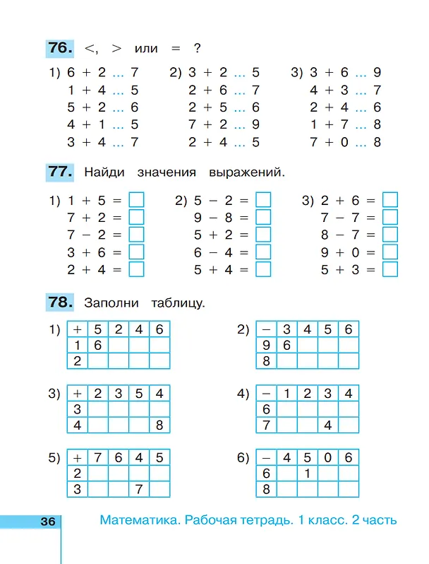 Книга Математика. 1 класс. Рабочая тетрадь. В 2 частях. Часть 2 (Наталья Истомина, Зоя Редько) — 4