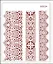 Трафарет пластиковый многоразовый Кружевные бордюры 2 (20х25) (К-02) — 2314241 — 3