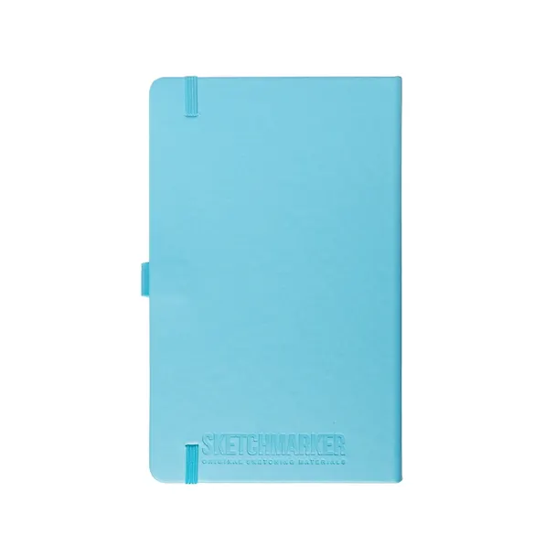 Скетчбук 9*14 80л "Sketchmarker" небесно-голубой, 140г/м2, слоновая кость, тв.обл. 3012406 — 3