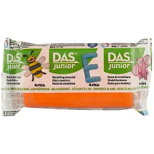 Паста для моделирования DAS Junior, оранжевая, 100 грамм