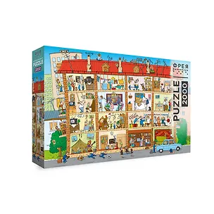 Пазл "ФРЕЯ" "Панельный дом и жители в нем", 2000 элементов 3143241