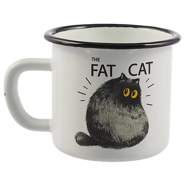 Кружка Fat cat (эмаль) (300 мл) (12-Wenbang-AB-1) 2698717 — 1