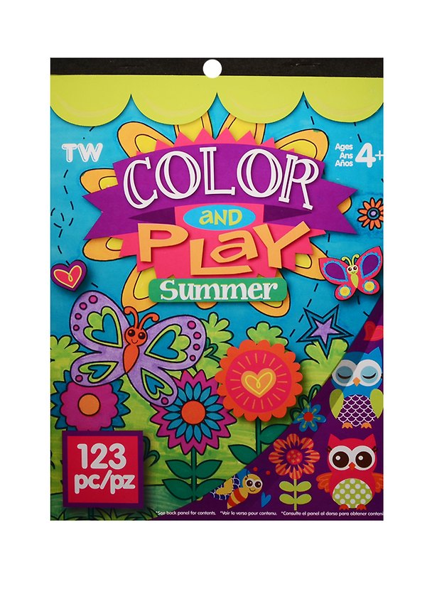 Альбом д/творч. Color and Play Бабочки (898998) (8 листов) (123 детали) (3 страницы с наклейками) (4+) 2531492 — 1