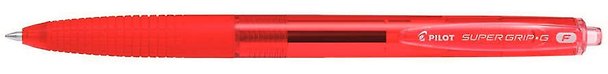 Шариковая ручка красная автоматическая, BPGG-8R-F R, Pilot 334698 — 1