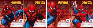 Тетрадь в линейку Disney, Spiderman, 18 листов, в ассортименте 225360