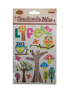 Fun Kingdom Наклейки ручной работы с блестками (HMS-9304A) (упаковка)