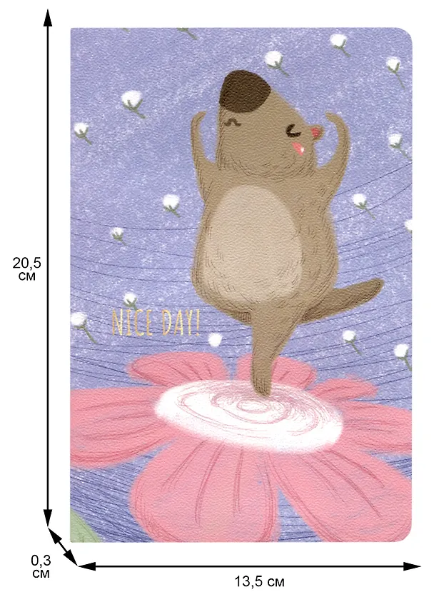 Тетрадь общая «Happy beaver», 32 листа в клетку, А5, в ассортименте - Kairui 2949182 — 3