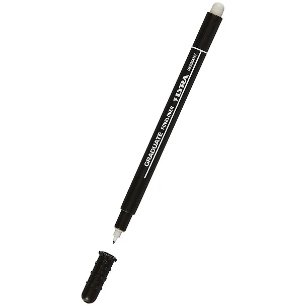 Капиллярная ручка Graduate fine liner, чёрная, Lyra 252141 — 2
