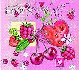 Органайзер трехблочный детский "ЯГОДЫ/СЕРДЕЧКИ" 95*85мм, обл. 7БЦ, магнитн.замок, глянц.ламинация, тиснение фольгой, ассорти, Феникс