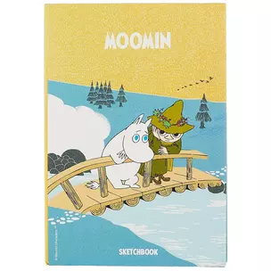 Скетчбук MOOMIN Муми-тролль и Снусмумрик на мосту (112л) (14,5х21) — 2906668 — 1