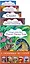 Истории с наклейками. Комплект из 5 книг с иллюстрациями и наклейками: Рикки-Тикки-Тави, Цветик-семицветик, Садко, Каштанка, Дедушка Мазай и зайцы — 2754517 — 1