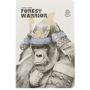 Тетрадь в клетку Languo, Forest warrior, 44 листа, в ассортименте